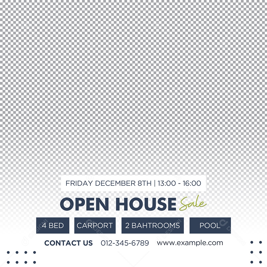 Imobiliária Casa Aberta Social Media PSD Editável