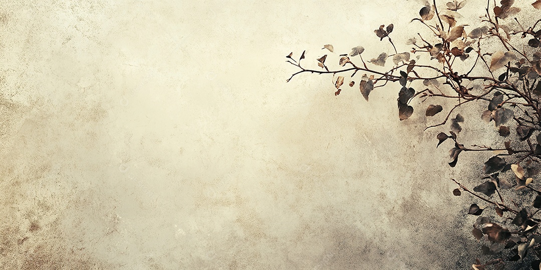 Uma textura granulada sutil em um fundo bege neutro