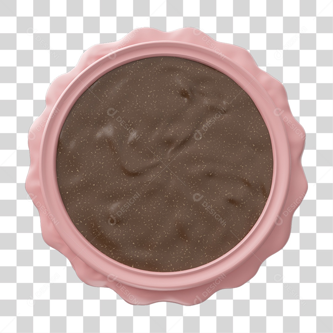 Elemento 3D Placa Redonda PNG Transparente