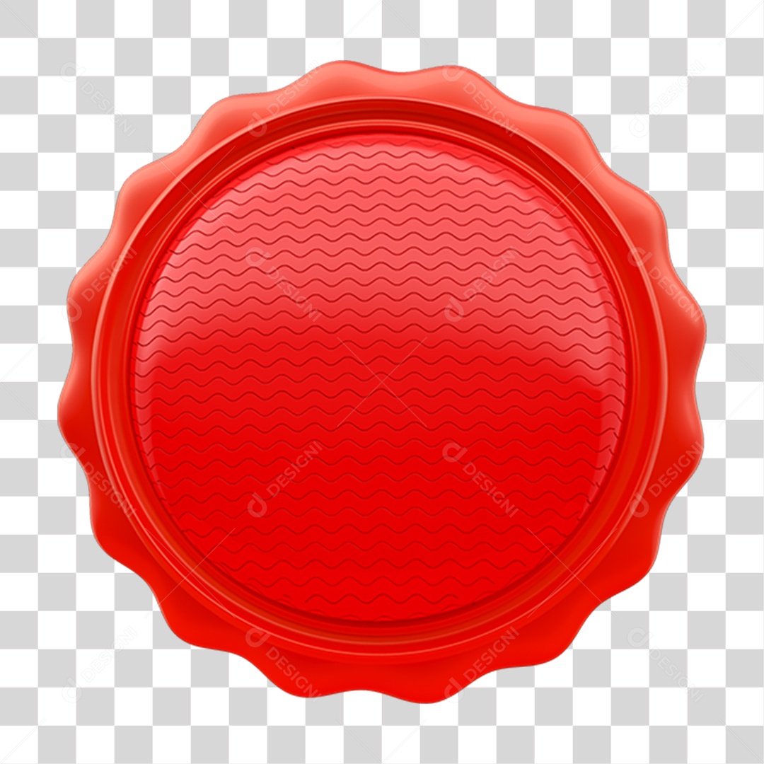 Elemento 3D Placa Redonda PNG Transparente