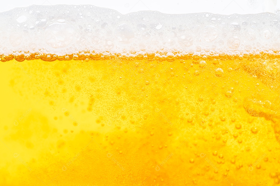 Close up brilhante laranja óleo ou textura de respingos de cerveja e ondas da natureza belas ondas curvas e pequenas bolhas suaves para design gráfico e fundo