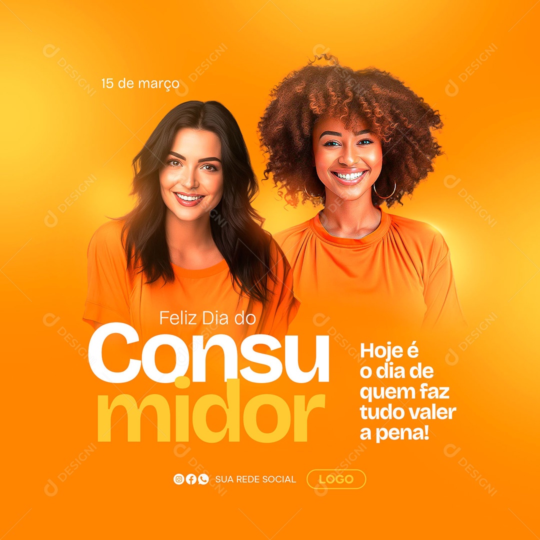 Dia do Consumidor 15 de Março Social Media PSD Editável