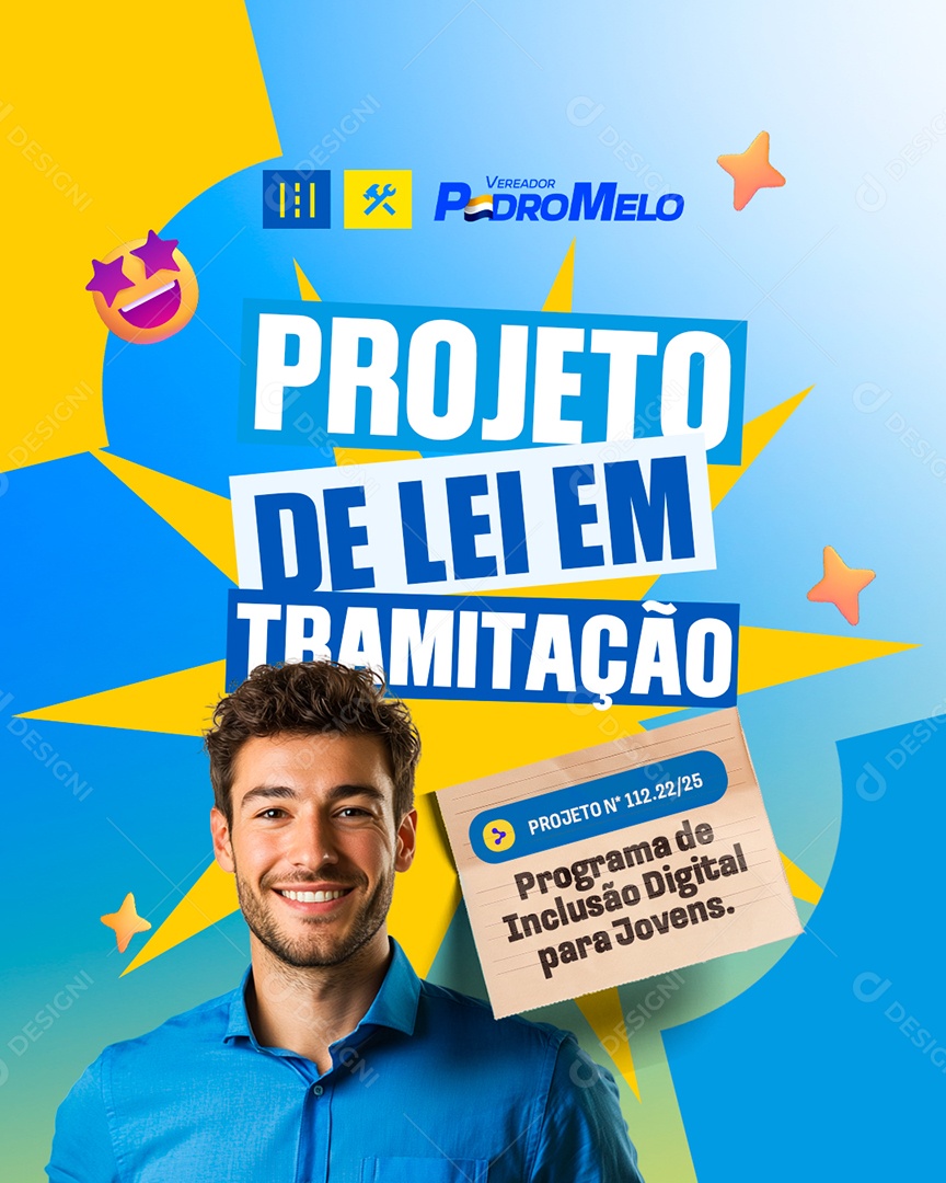Vareador Projeto De Lei Em Tramitação Social Media PSD Editável
