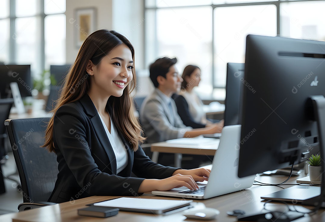 Profissionais de negócios colaborando durante uma reunião informal da equipe