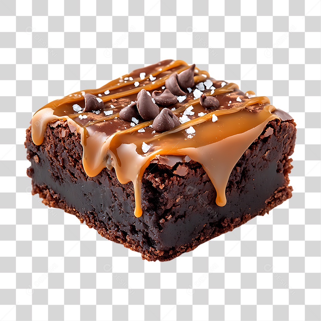 Bolo de Chocolate PNG Transparente