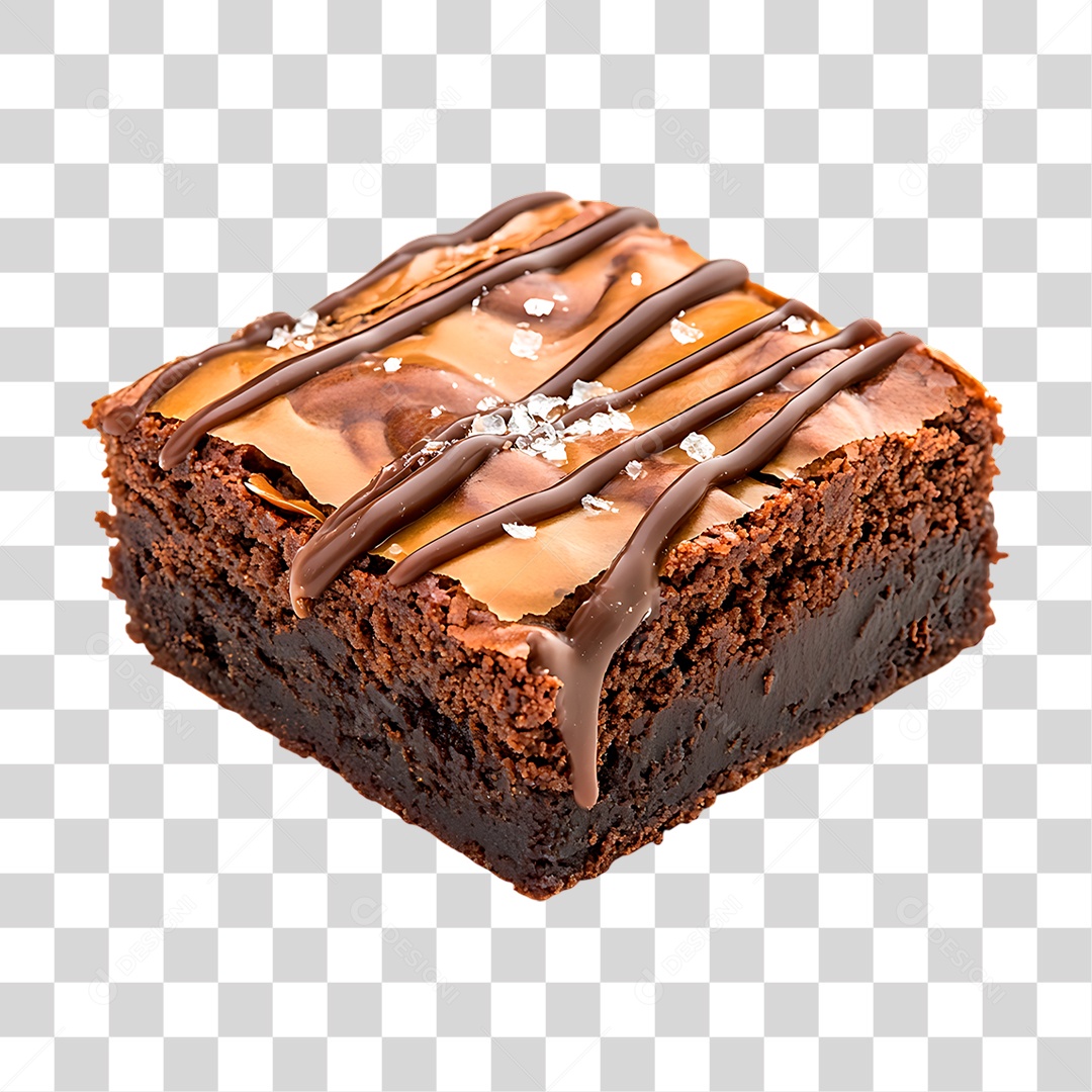 Bolo de Chocolate PNG Transparente