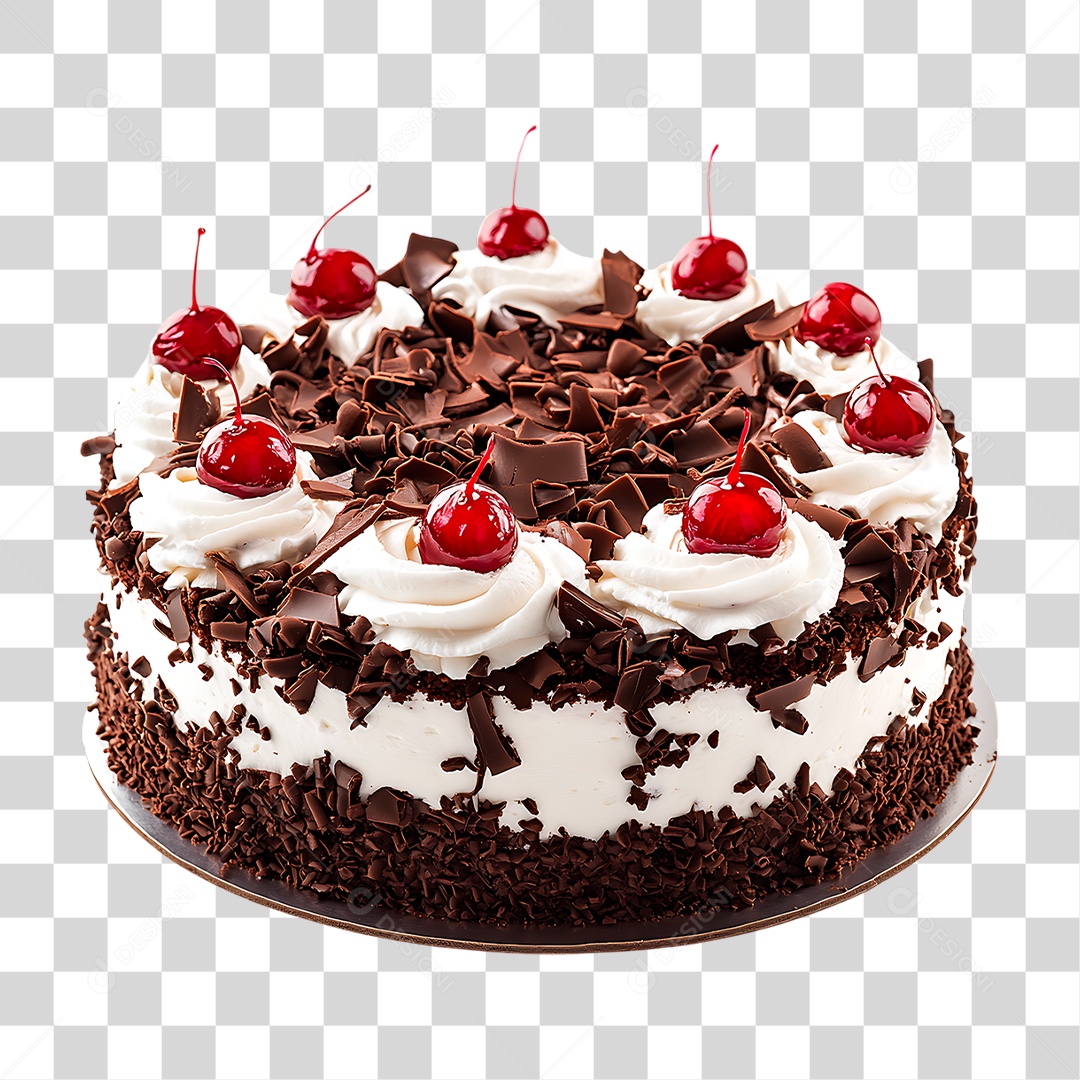 Bolo de Aniversário PNG Transparente