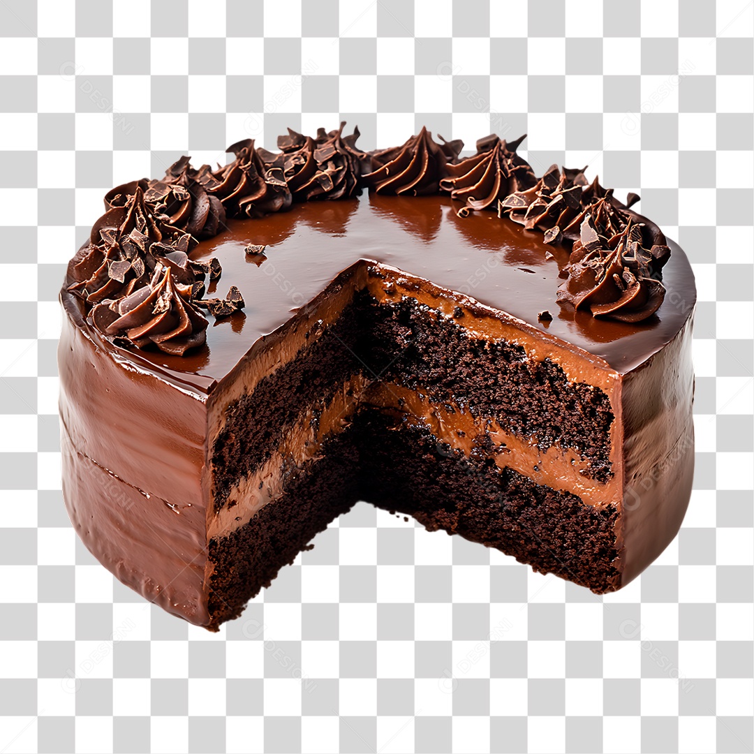 Bolo de Aniversário PNG Transparente