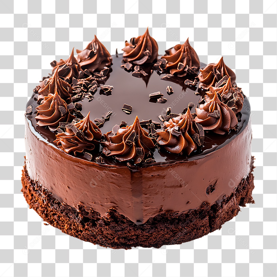 Bolo de Aniversário PNG Transparente