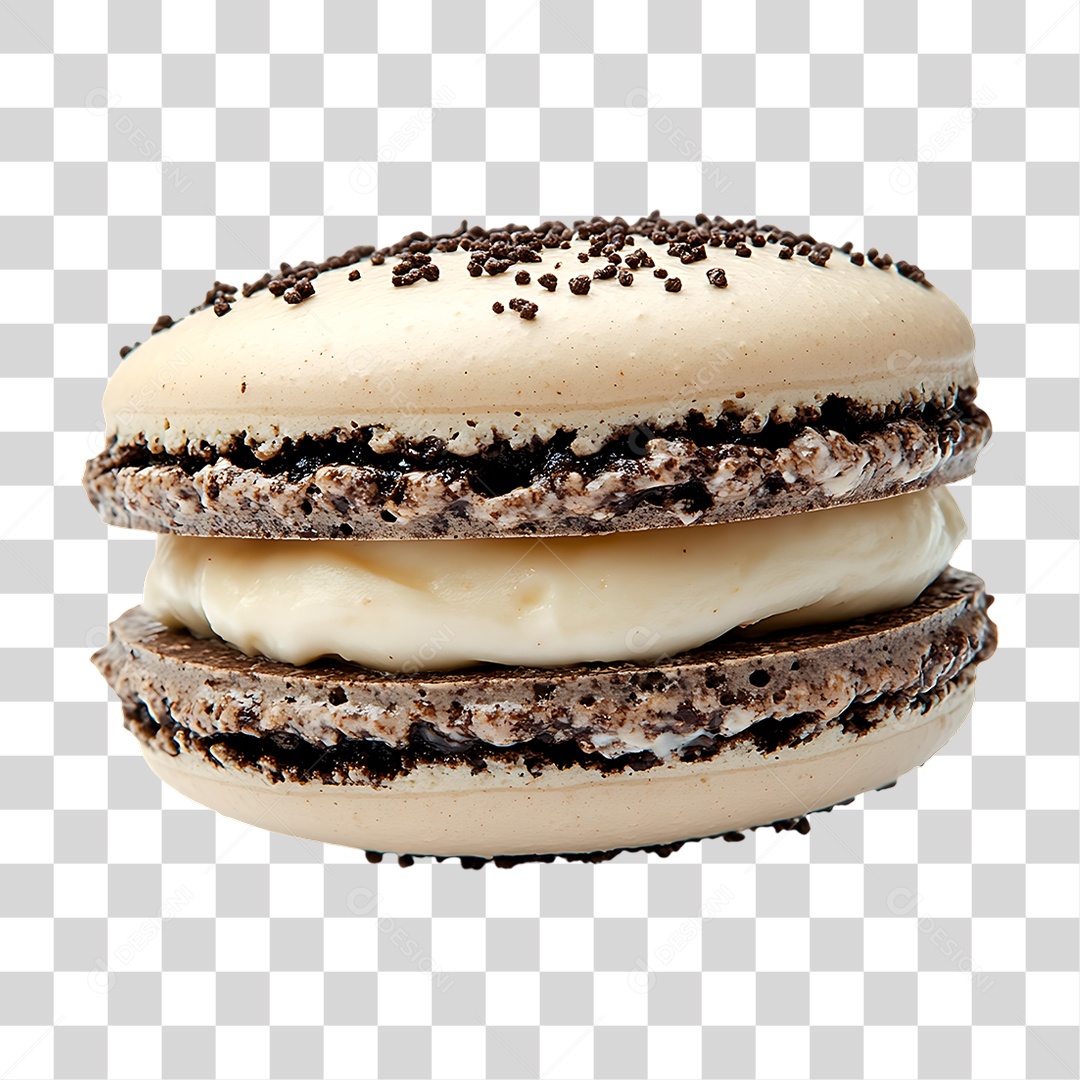 Macaron Doce PNG Transparente
