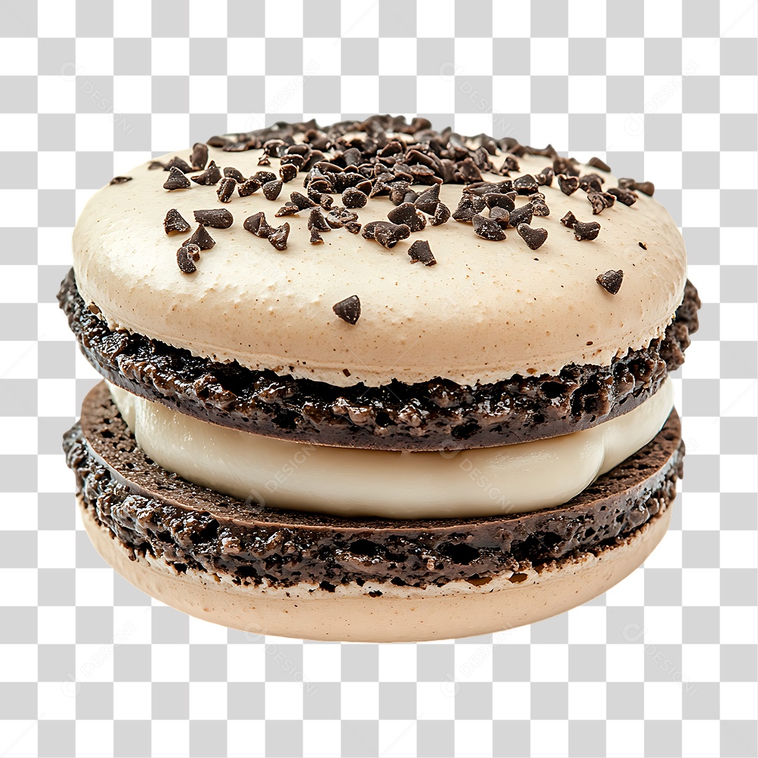 Macaron Doce PNG Transparente