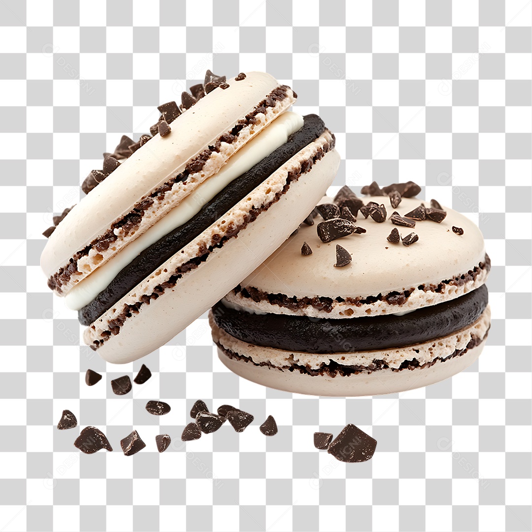 Macaron Doce PNG Transparente
