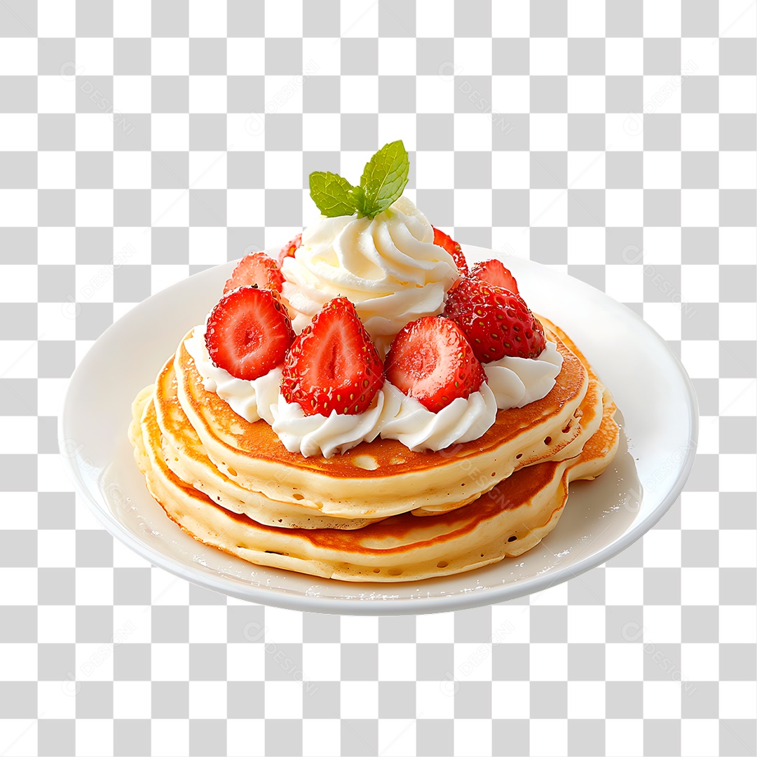 Panquecas Recheadas PNG Transparente