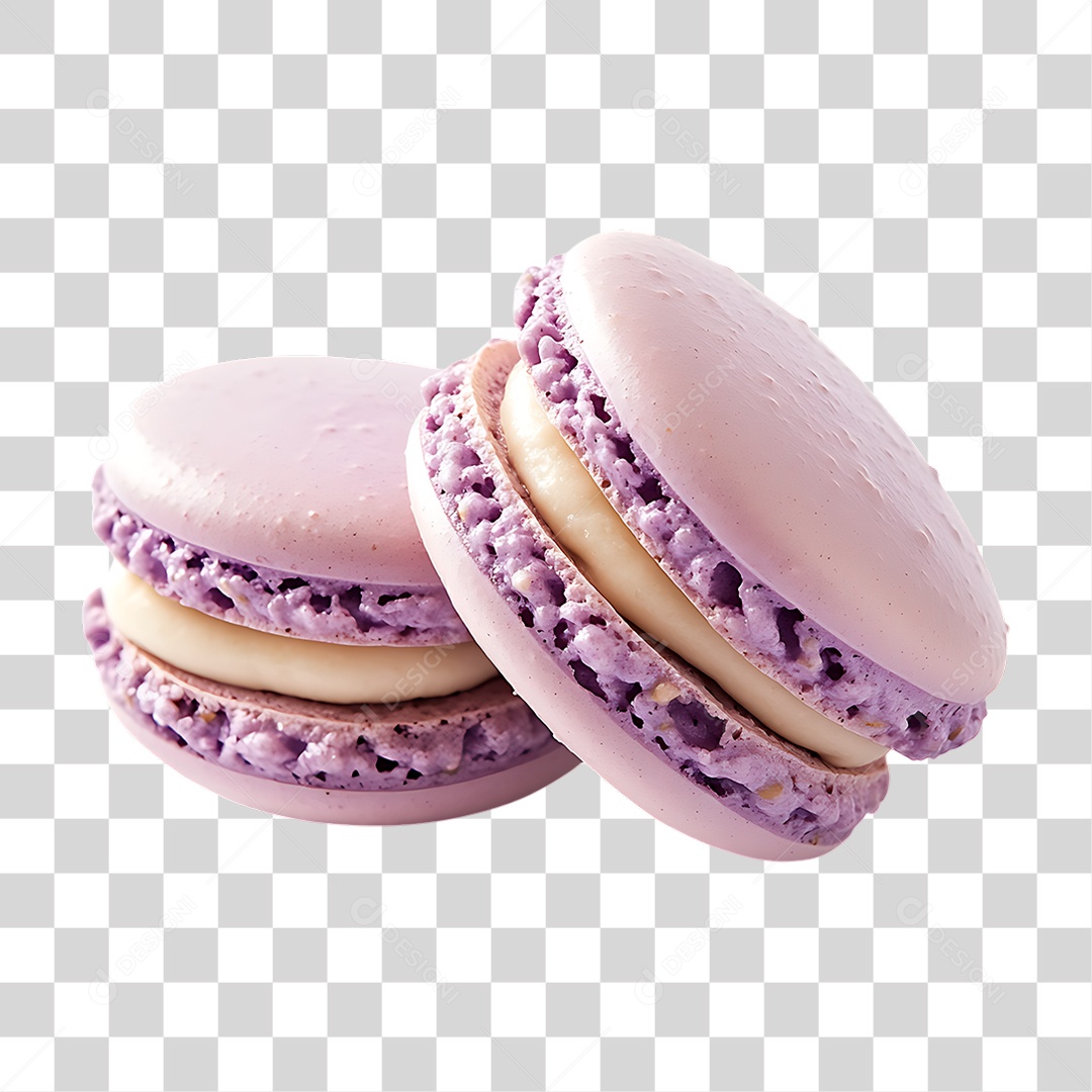 Macarons Doce PNG Transparente