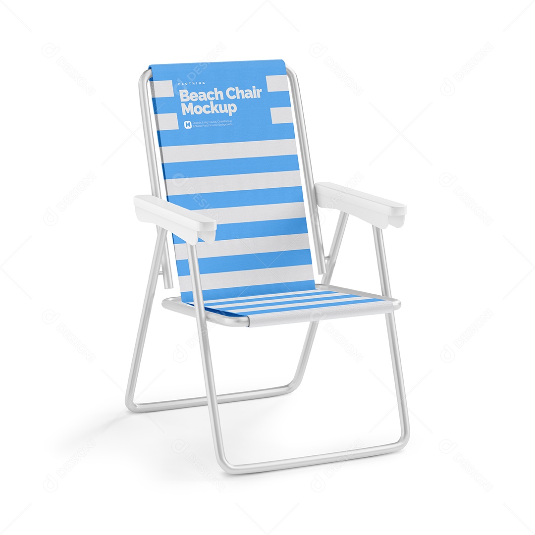 Mockup Cadeira de Praia PSD Editável