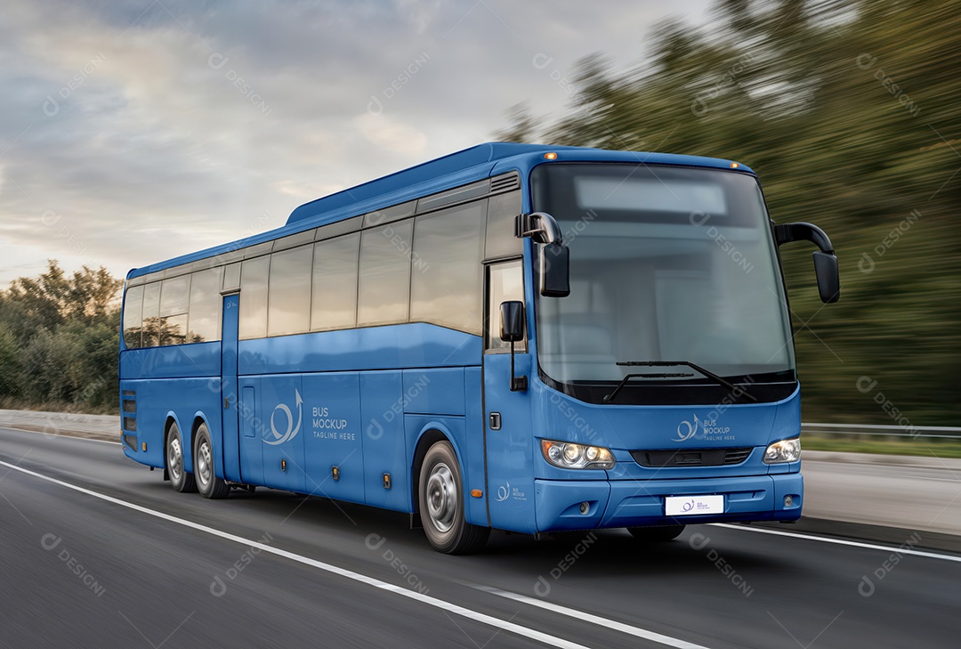 Mockup Ônibus PSD Editável