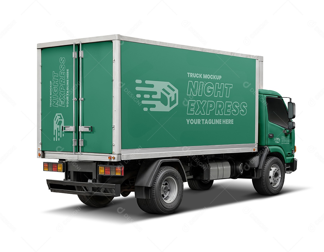 Mockup Caminhão PSD Editável