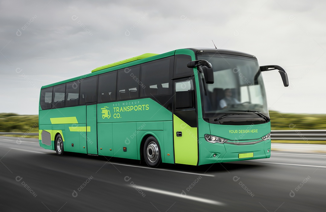 Mockup Ônibus PSD Editável