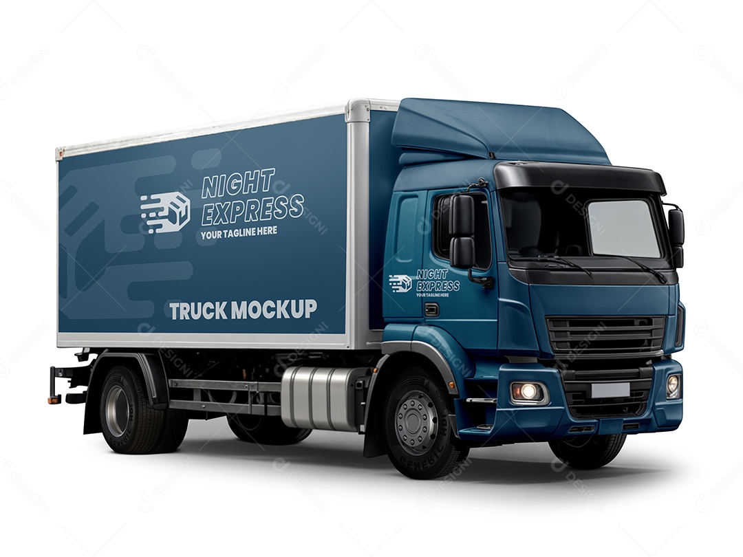 Mockup de Caminhão PSD Editável