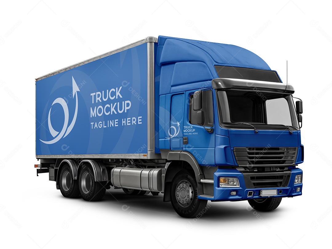 Mockup Caminhão PSD Editável