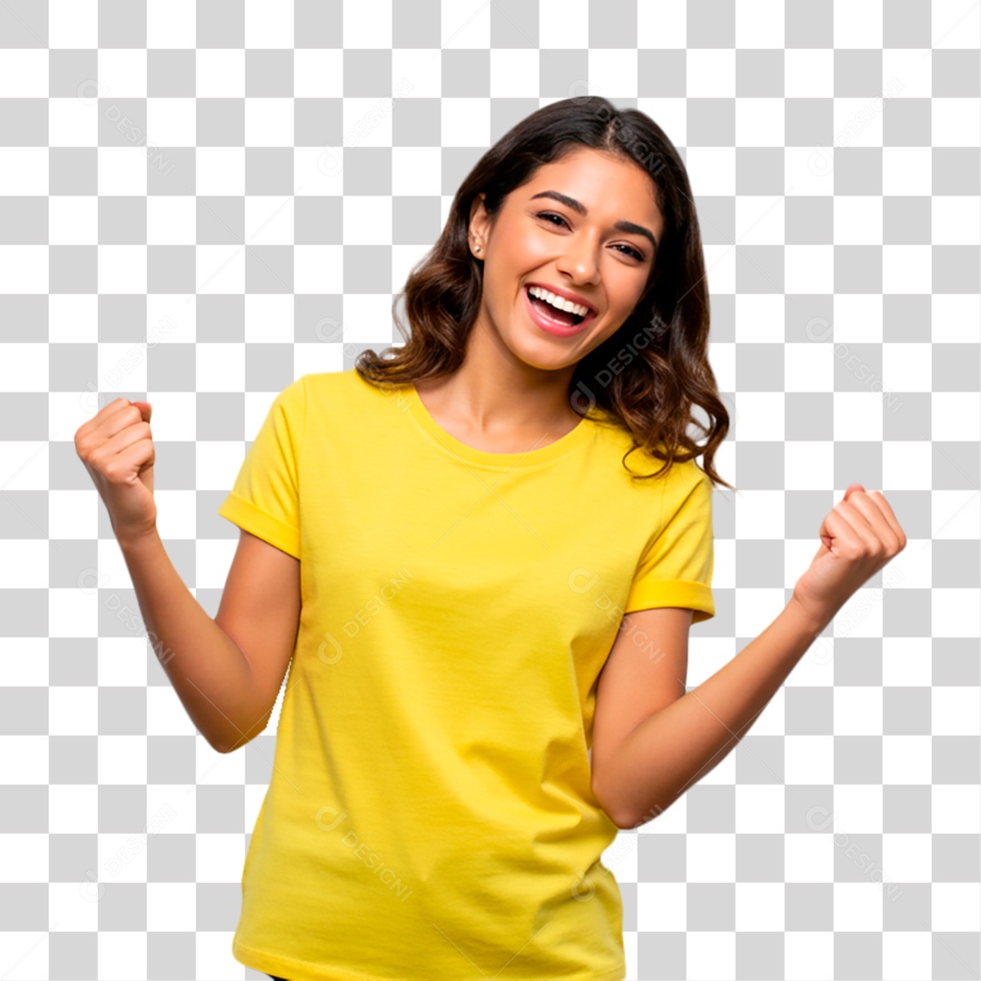 Mulher Sorrindo PNG Transparente