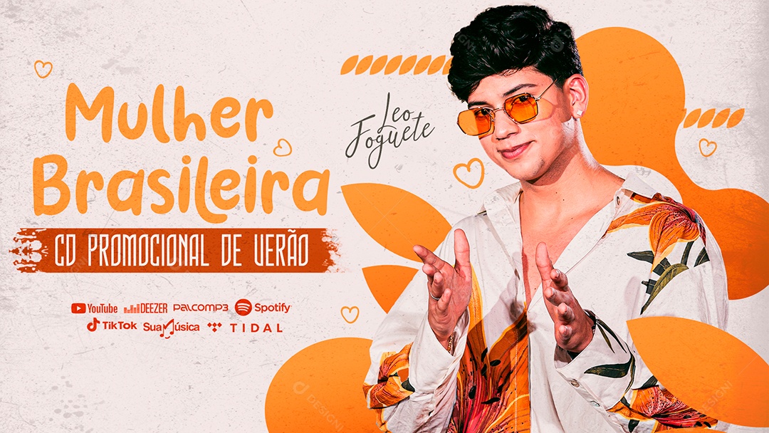 Banner Flyer Mulher Brasileira Léo Foguete Social Media PSD Editável