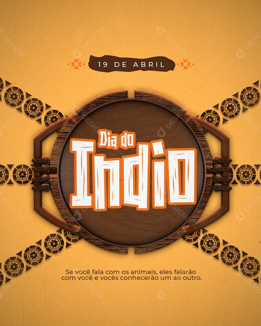 Story Dia do Índio 19 de Abril Social Media PSD Editável