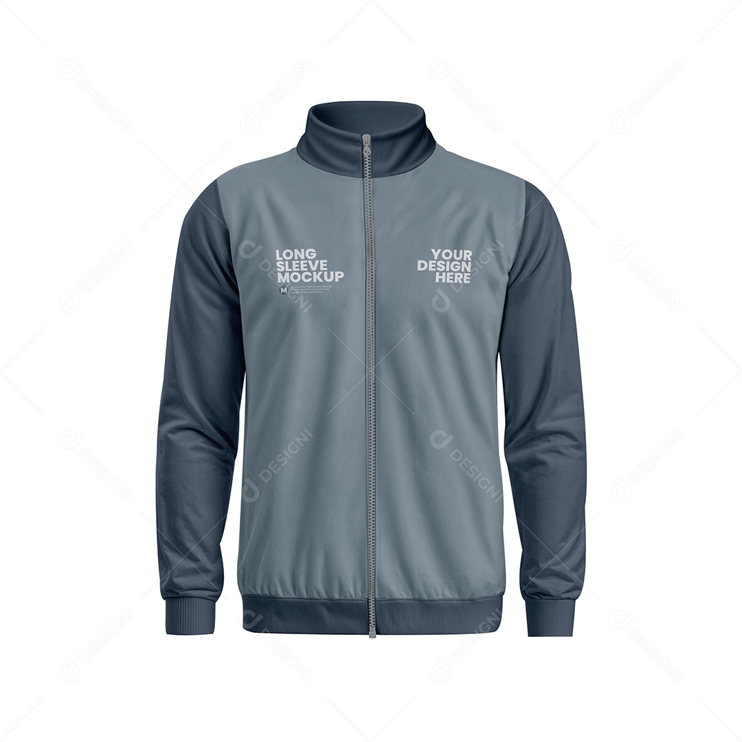 Mockup Modelo de Camiseta Manga Longa PSD Editável