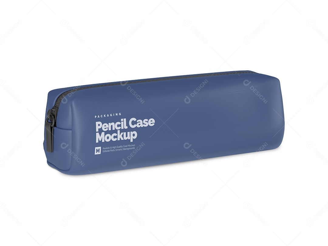 Mockup Estojo Escolar PSD Editável