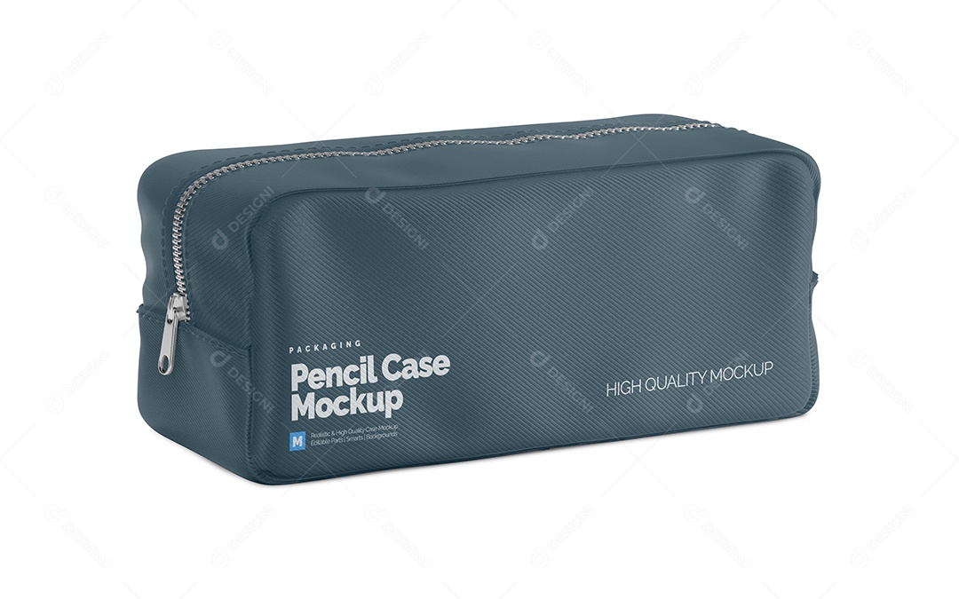 Mockup Estojo Escolar PSD Editável