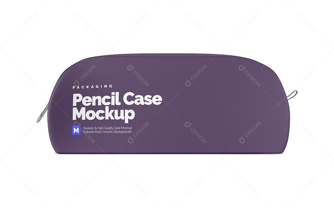 Mockup Estojo Escolar PSD Editável