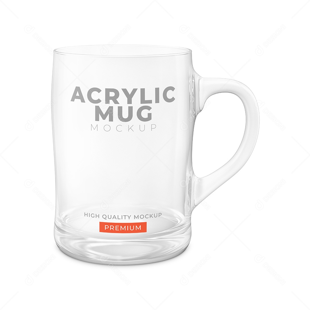 Mockup Caneca de Acrílico PSD Editável