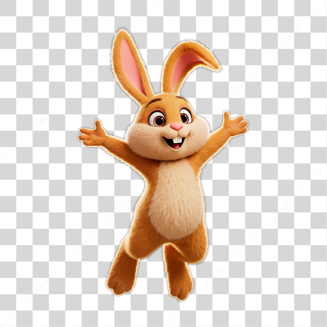 Coelho da Páscoa PNG Transparente