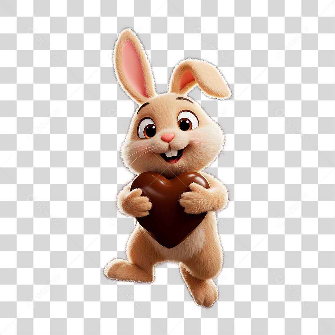 Coelho da Páscoa PNG Transparente