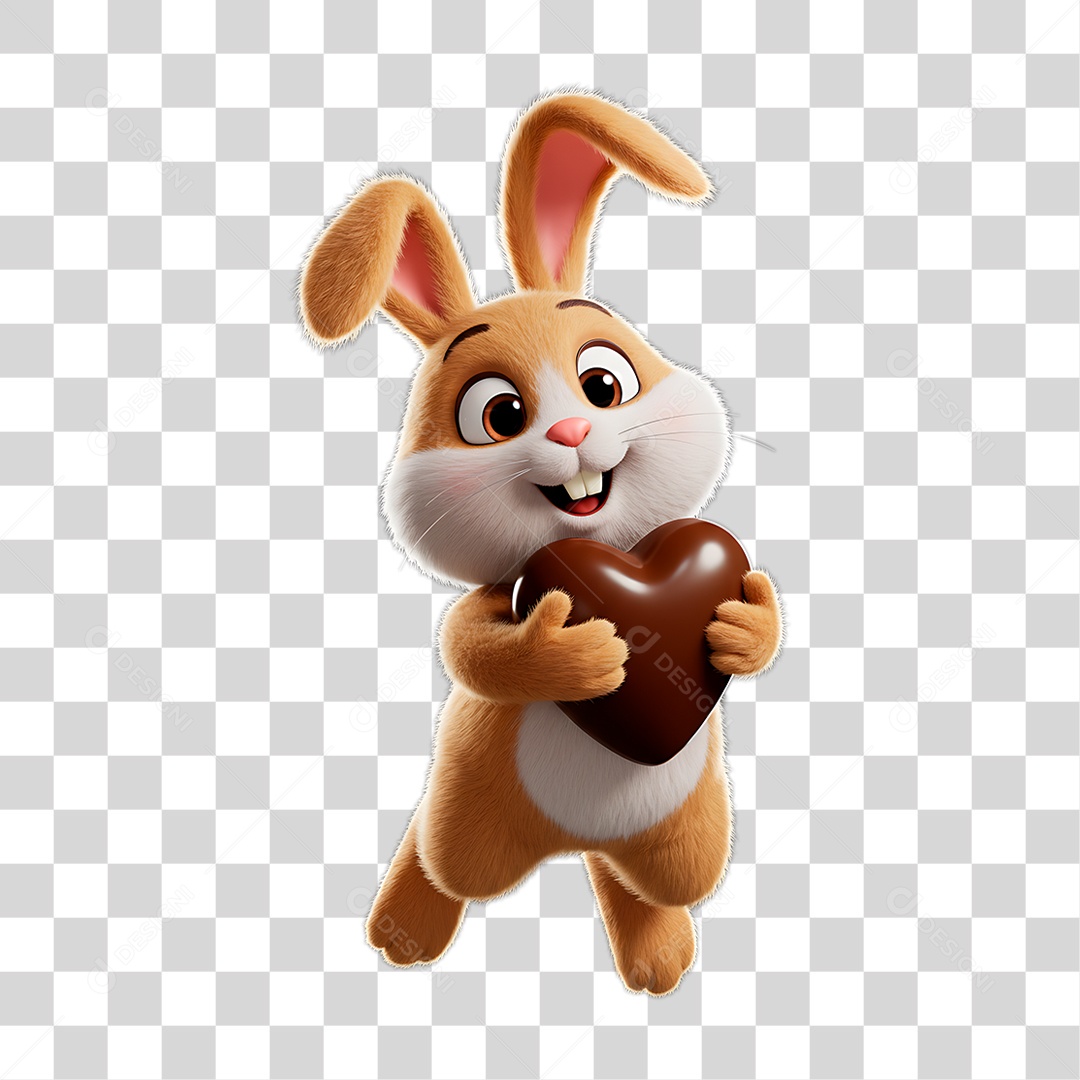 Coelho da Páscoa PNG Transparente