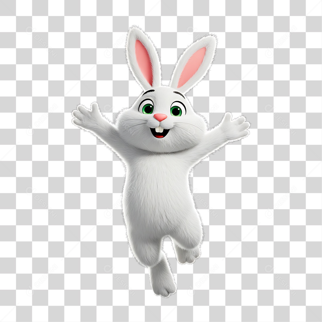 Coelho da Páscoa PNG Transparente