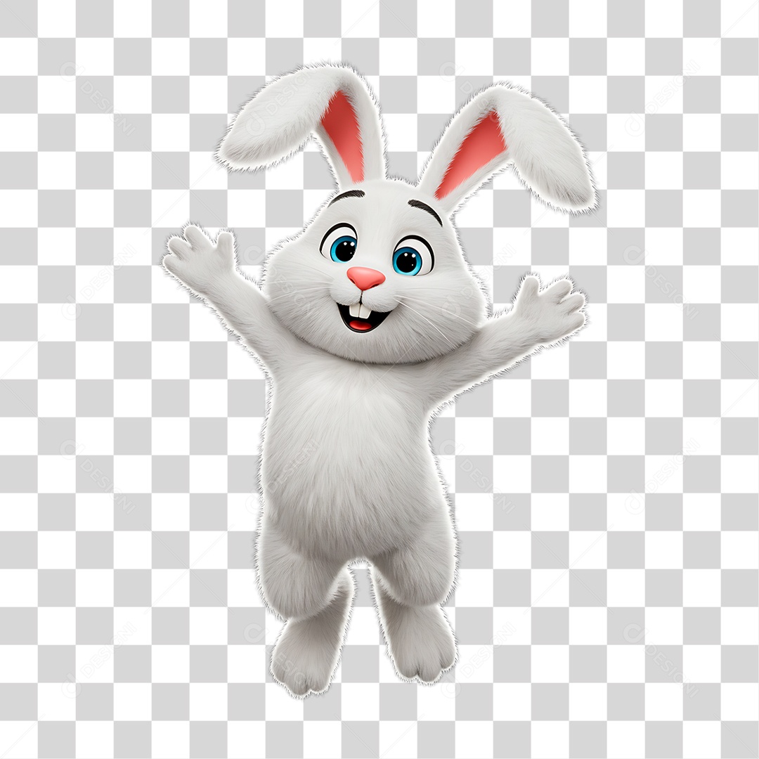 Coelho da Páscoa PNG Transparente