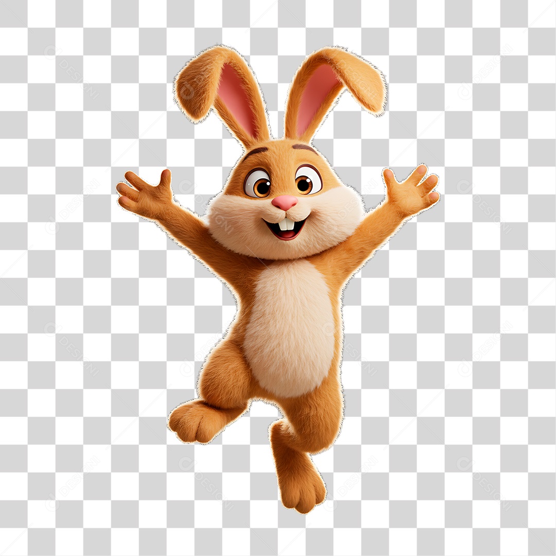 Coelho de Páscoa PNG Transparente