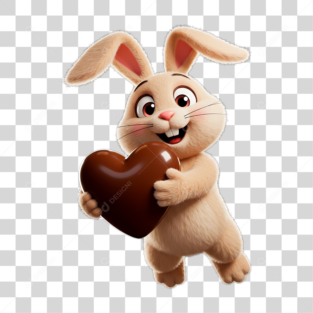 Coelho de Páscoa PNG Transparente