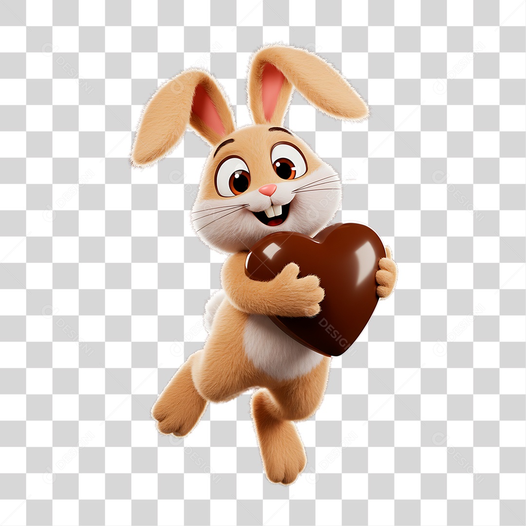 Coelho de Páscoa PNG Transparente