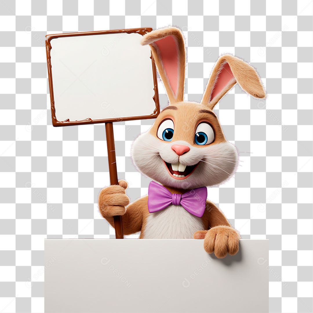 Coelho da Páscoa PNG Transparente