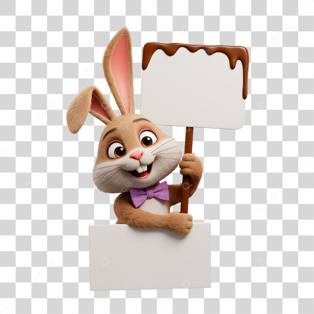 Coelho da Páscoa PNG Transparente