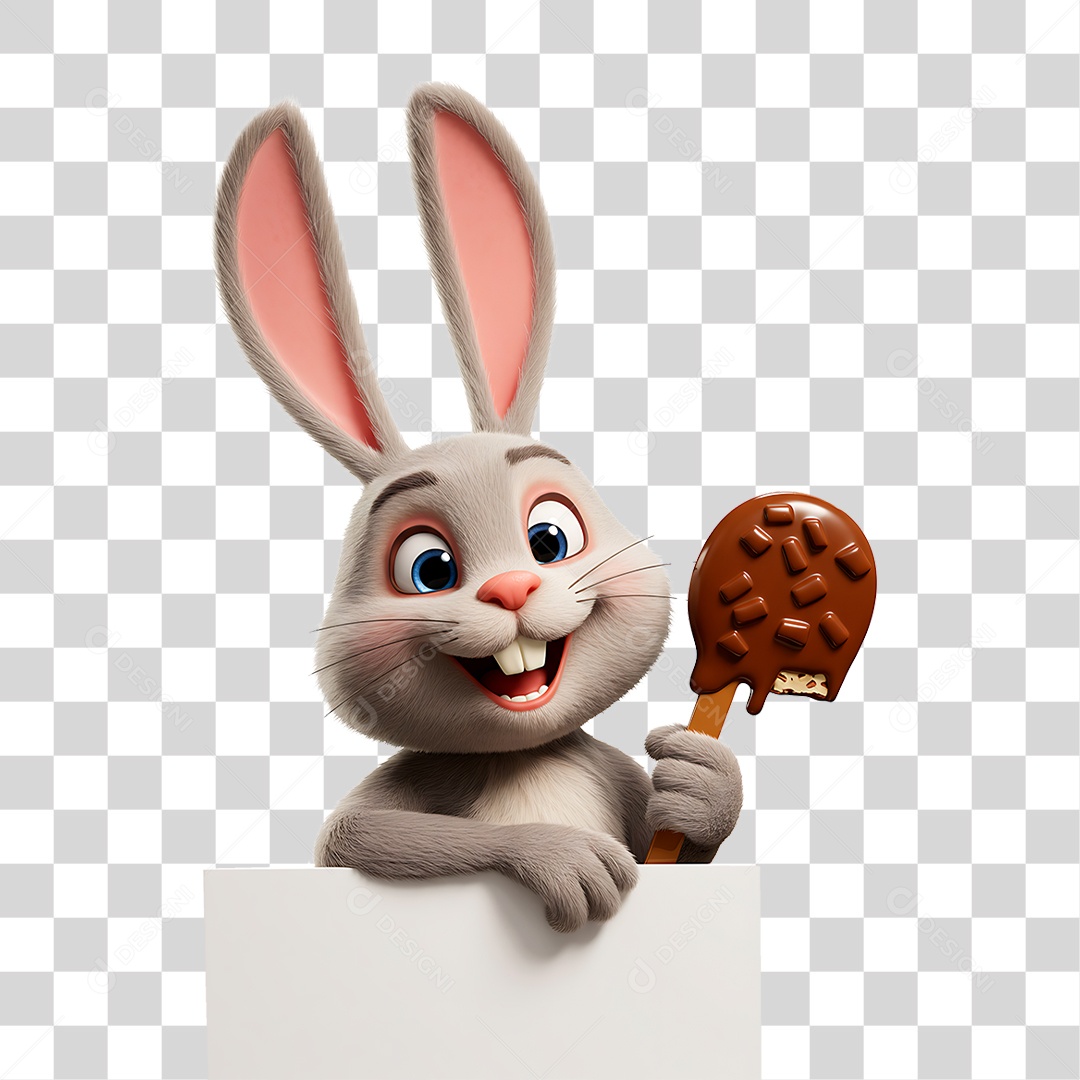 Coelho da Páscoa PNG Transparente