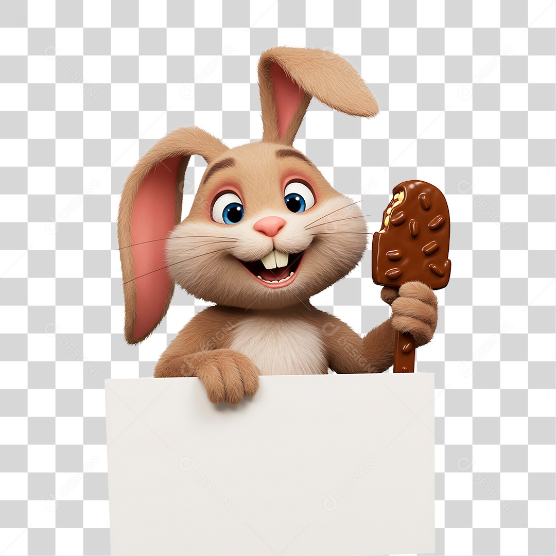 Coelho da Páscoa PNG Transparente