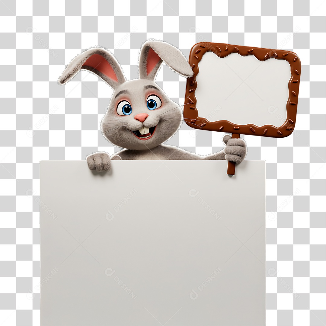 Coelho da Páscoa PNG Transparente