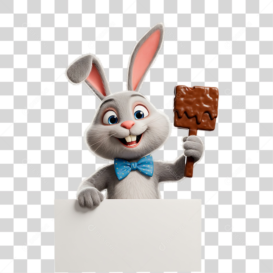 Coelho da Páscoa PNG Transparente