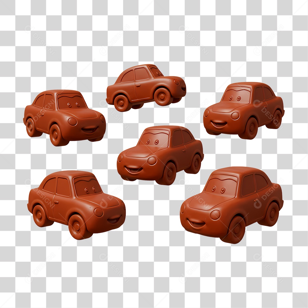 Carro de Chocolate PNG Transparente