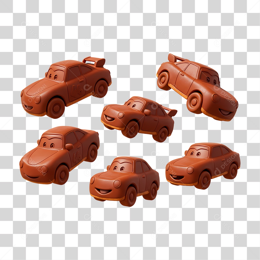 Carro de Chocolate PNG Transparente