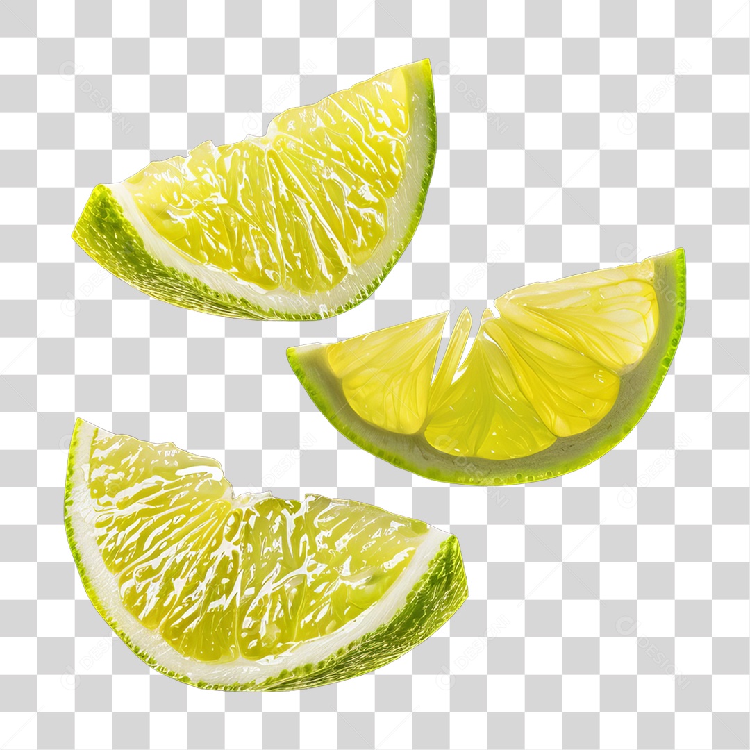 Fatias de Limão PNG Transparente