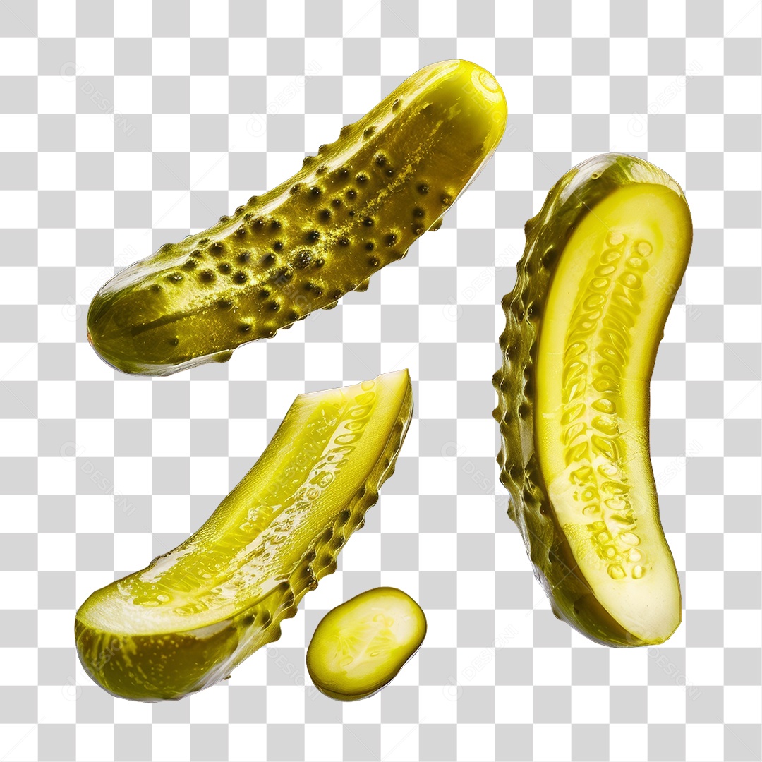 Fatias de Picles PNG Transparente